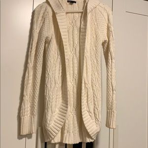 GAP kids White Knit Cardigan